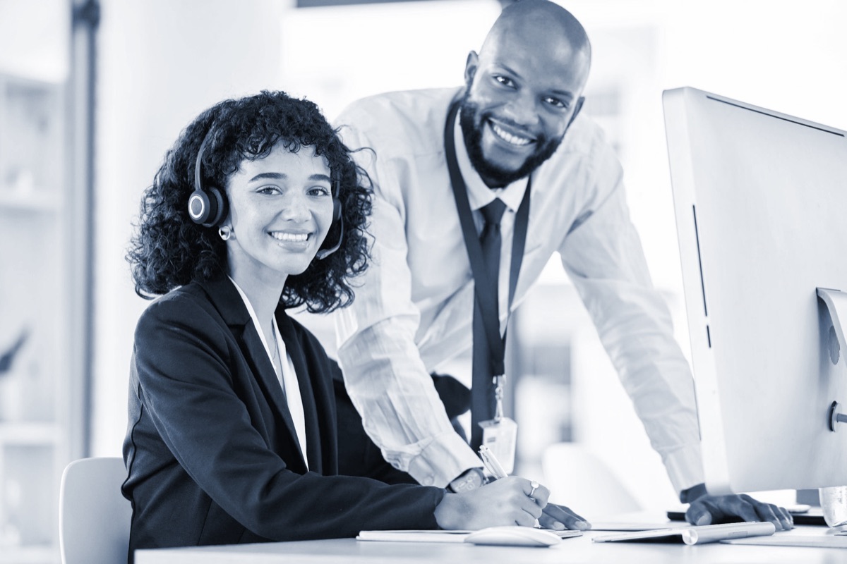 Derby People outsourced staff at work on a client site